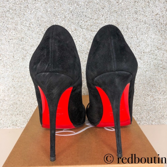 👠SOLD👠 so kate Black Suede 120mm Louboutin W/ - Picture 6 of 8